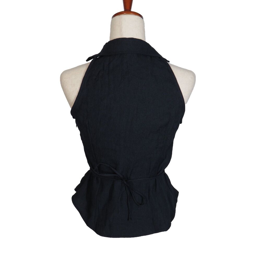 OGL Navy Halter Blouse - Picture 7 of 11